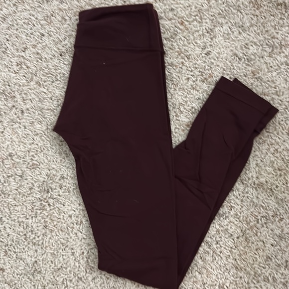 Red LULULEMON Leggings - Picture 2 of 6